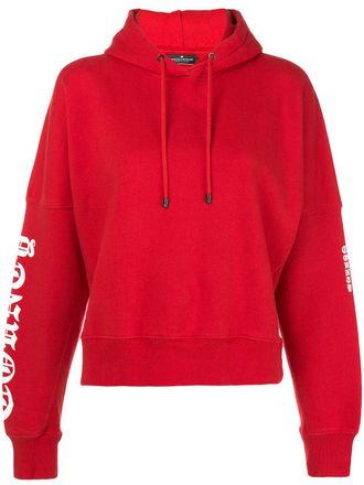 Marcelo Burlon Cupido Tattoo sweater - women - Cotton - S - Red