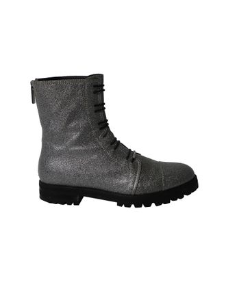 Jimmy Choo London Jimmy Choo Glitterschoenen in Zilver Polyester