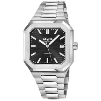 Gevril Group Grand Concourse Automatic Black Dial Mens Watch 41302B