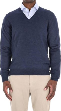 Barba Virgin Wool V-Neck Sweater