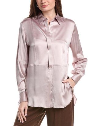 Brunello Cucinelli Silk-Blend Shirt