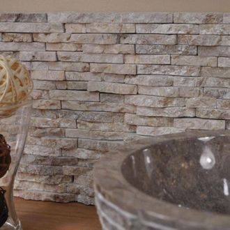 Wanda Collection Wanda Collection - Revestimiento De Piedra Natural De M&aacute;rmol Sin Pulir Crema