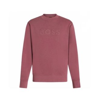 HUGO BOSS Felpa We Logo - - Sweatshirts & Hoodies - Uomo - Rosa - S