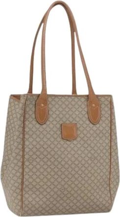 Celine Pre-owned Plastic Tote Bag - Dames - Vintage Shopper - Beige - ONE Size - Vintage