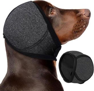 OEM Orejeras Con Cancelaci&oacute;n De Ruido Para Perros - Talla M - Gris