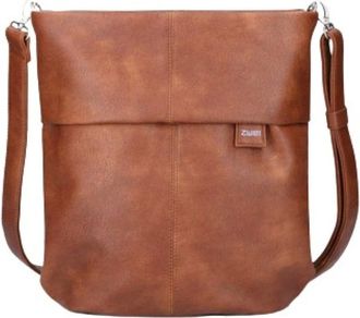 zwei Mademoiselle.M M12 - Dames - Tassen - Bruin - Maat: ONE Size Katoen
