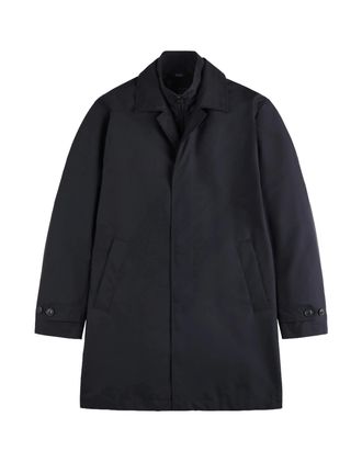 Fay Morning Db Front Trench Coat in Baltic Blue