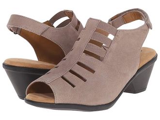 COMFORTIVA Faye Womens 1-2 inch heel Shoes Grey Otago Nubuck : 10 N (AA), Leather/Nubuck/Synthetic