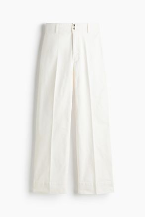 H&M Hose aus Canvas - Weiss
