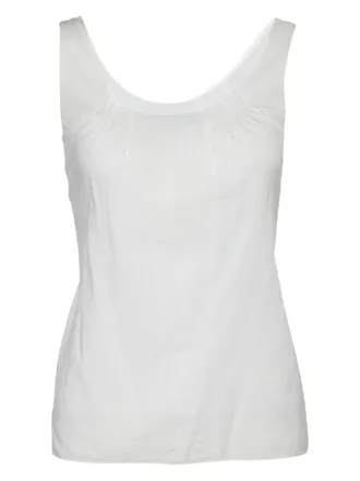 Marni cotton tank top - women - Cotton - M - White