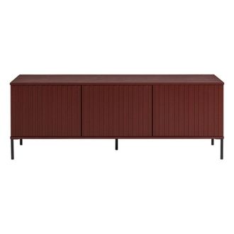 Woood Mueble tv de pino burdeos l150 cm