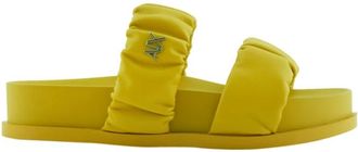 A|X Armani Exchange Schoenen, Dames, Geel, 38 EU, Gele Lage Sandalen voor Vrouwen