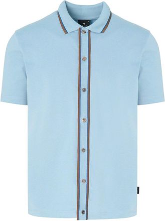 Paul Smith PS BUTTON THRU POLO Size: XXL, colour: BLUE