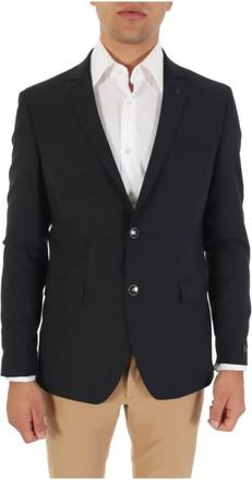 Karl Lagerfeld Jassen > Blazers - Heren - Blazers - Blauw - L - Leer - Jassen