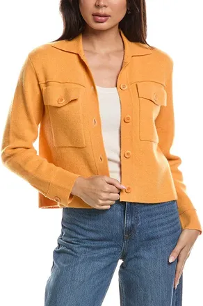 Fort&eacute; Cashmere Double Knit 100% Cashmere Shacket