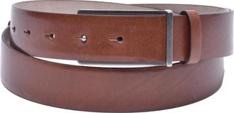 Brunello Cucinelli Accessoires, Heren, Bruin, M, Leren Riem - Stijlvol Model