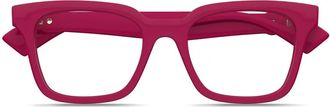 Gucci Bril met vierkant montuur - Rood