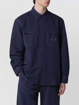 STUDIO NICHOLSON shirt long sleeves collared neck chest pockets