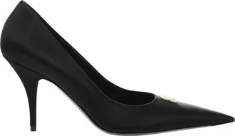 Balenciaga Black Logo Pumps