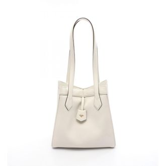 Fendi White Leather Tote Bag (Pre-Owned)