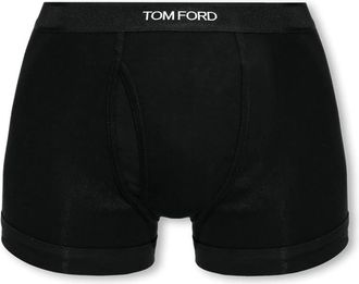 Tom Ford Boxers met logo - Heren - Onderbroek - Zwart - 2XL - Katoen - Ondergoed