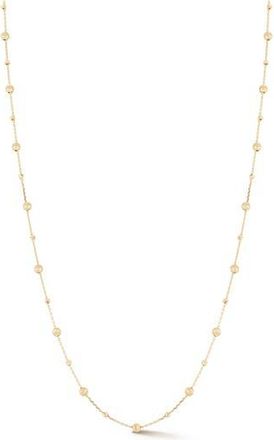 Ember Fine Jewelry 14K Gold Satin Ball Station Necklace at Nordstrom Rack