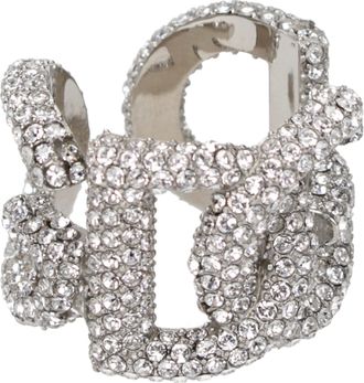 Dolce & Gabbana Gray Brass Womens Ring