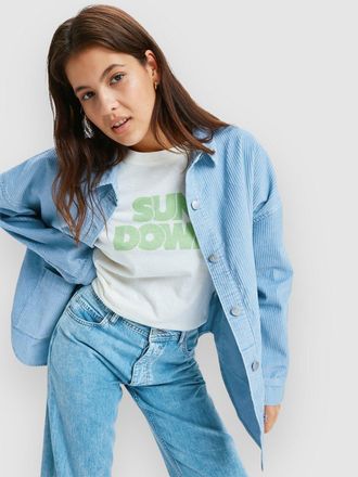 Roxy Kick Back Washed Cord Hemd blau