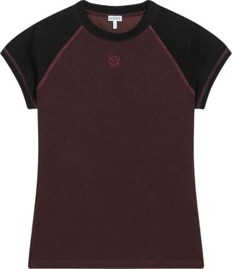 Loewe Mujer, Camisetas, Marr&oacute;n, Talla: S