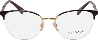 Versace Round Eyeglasses VE1247 1418 52