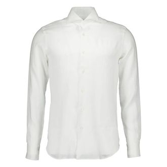 Xacus Lange Mouw Overhemden 721ml/11297 - Heren - Casual Overhemden - Wit - M - Overhemden
