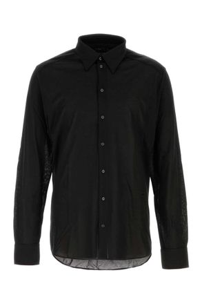 Dolce & Gabbana Black Regular Solid Shirt
