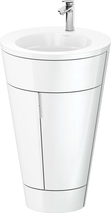 Duravit Duravit Starck 1 C-conjunto De Pie, Redondo, 560x864x605mm