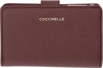 Coccinelle MW5 Metallic Soft Wallet - Accessories - Mujer - Rojo - ONE SIZE