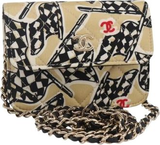 Chanel Pre-owned Cross Body Bag - Dames - Vintage Schoudertas - Veelkleurig - ONE Size - Nylon - Vintage