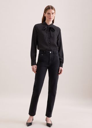 Seidensticker 5-Pocket-Jeans SEIDENSTICKER, Damen, Gr. 34, Normalgr&ouml;ssen, grau, 100% Baumwolle, unifarben, Jeans 5-Pocket-Jeans