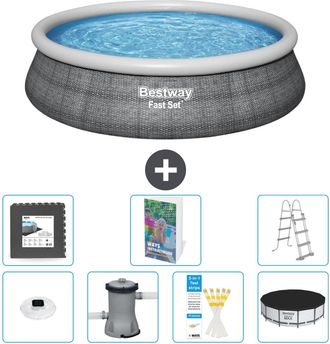 Bestway Piscina Bestway Fast Set Redonda - 457x107 Cm - 8-piezas S486