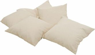 Clp Set De 6 Cojines Para Muebles Lounge Blanco Crema