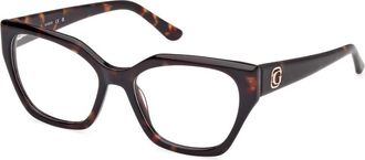 Guess Gu 50112 Optical Frame - Dames - Brillen - Bruin - 53 MM - Accessoires