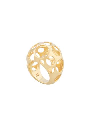 Maria Frering Repetition Gold-plated Ring - O (UK O / US 7)