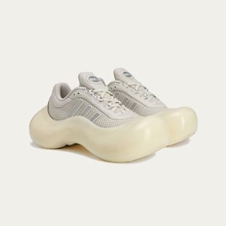 adidas Originals ADIDAS Originals Womens Moonrubber by Avavav Shoes - Off-White Textile - Size UK 8.5