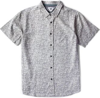 Vissla Mens Lazy Daisy Eco Short Sleeve Shirt In Dune