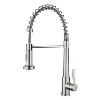 OEM Grifo De Cocina, Grifo Mezclador De Cocina Con Rociador Extra&iacute;ble, Grifo De Fregadero Giratorio De 360&deg; Con 2 Tipos De Rociado, Acero Inoxidable