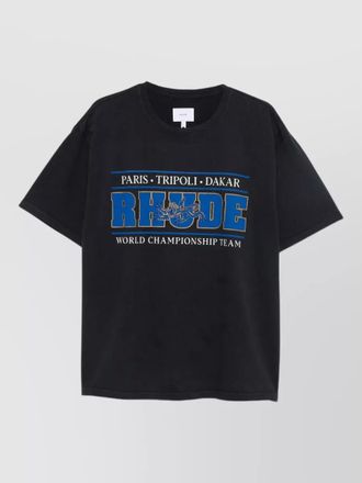 Rhude chrono graphic crew neck short sleeve t-shirt