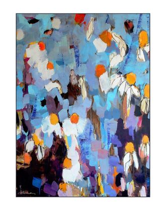 Empire Art Direct Always On My Mind Washable Colorful Abstract Art Area Rug