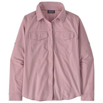 Patagonia L/S Self Guided Sun Shirt Hemd f&uuml;r Damen | rosa