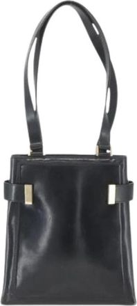 Gucci Pre-owned Handbags, female, Black, Size: ONE SIZE Pre-owned Leather Handbag