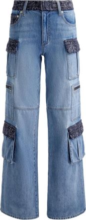 Alice & Olivia Cargo Cay con inserti - Blu