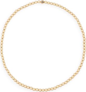 Kendra Scott 3mm Beaded Stretch Anklet in 14K Gold-Filled at Nordstrom Rack, Size Small