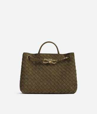 Bottega Veneta Andiamo - Green - Woman - 100% Calfskin